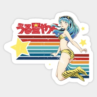 Urusei Yatsura - Lamu' 80'S Sticker